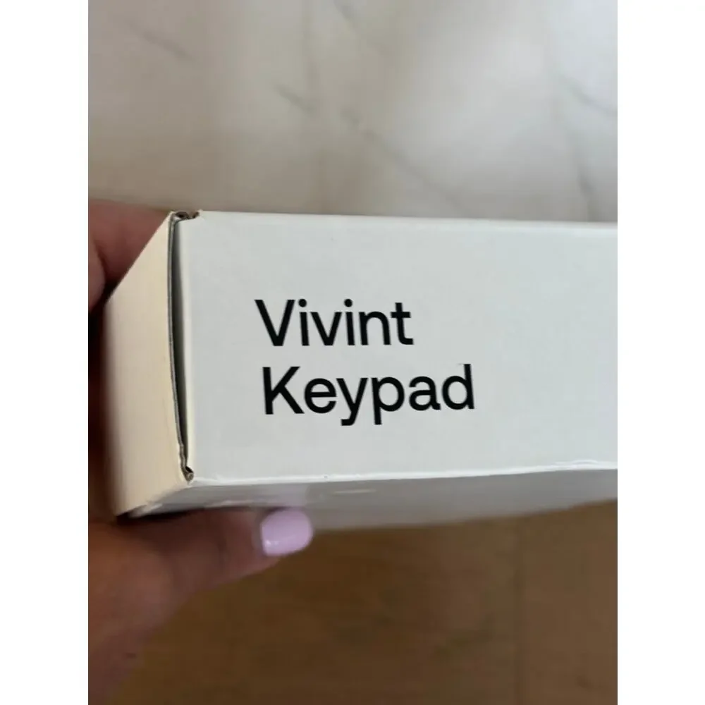 Vivint Wireless Security Keypad White Stay Away Panic Alarm NIB
